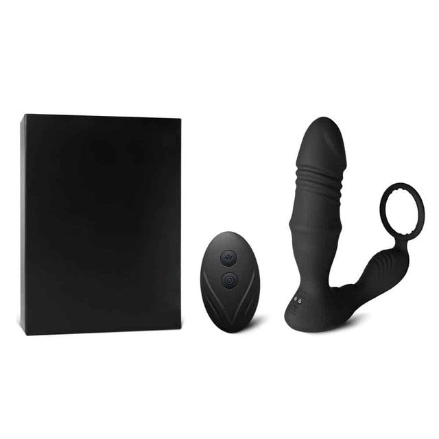 APP & Remote Control |Thrusting Vibrating |Prostate Massager |With Single Cock Ring
