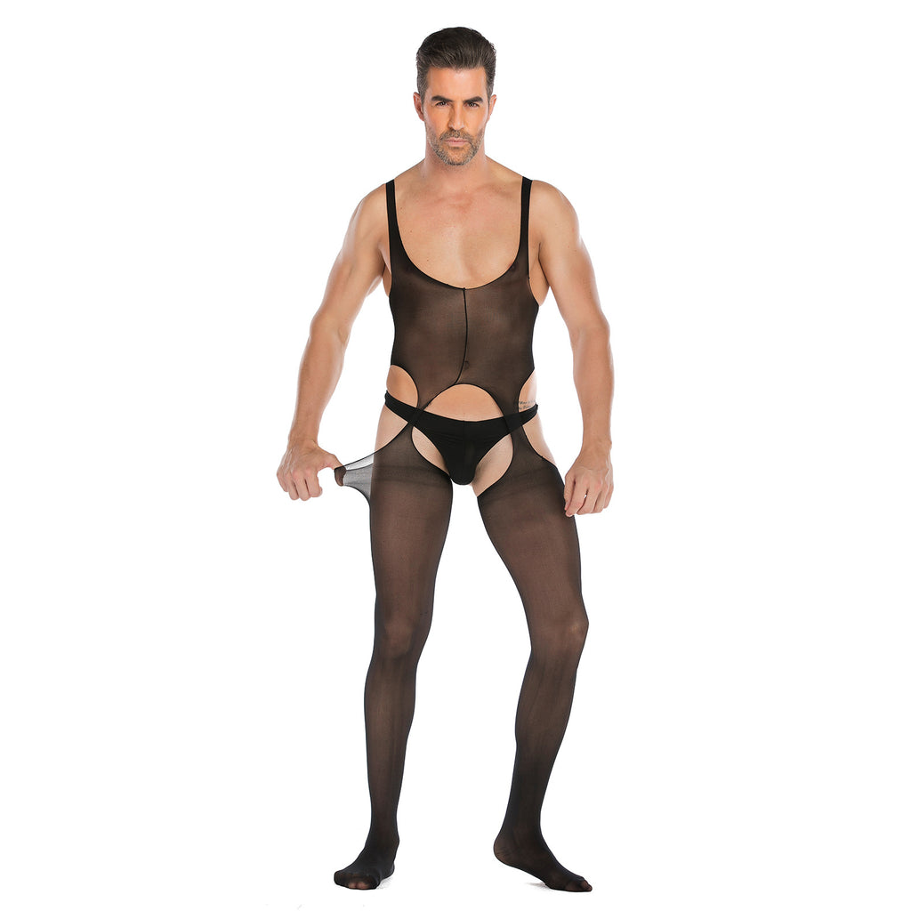 Men's Mesh Body Stocking | Body Suit | Black | Erotic