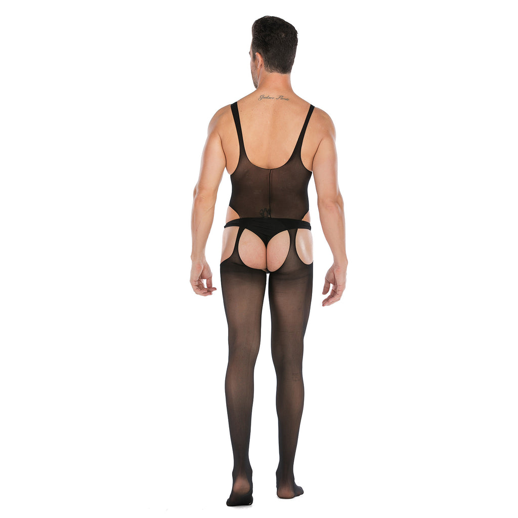 Men's Mesh Body Stocking | Body Suit | Black | Erotic