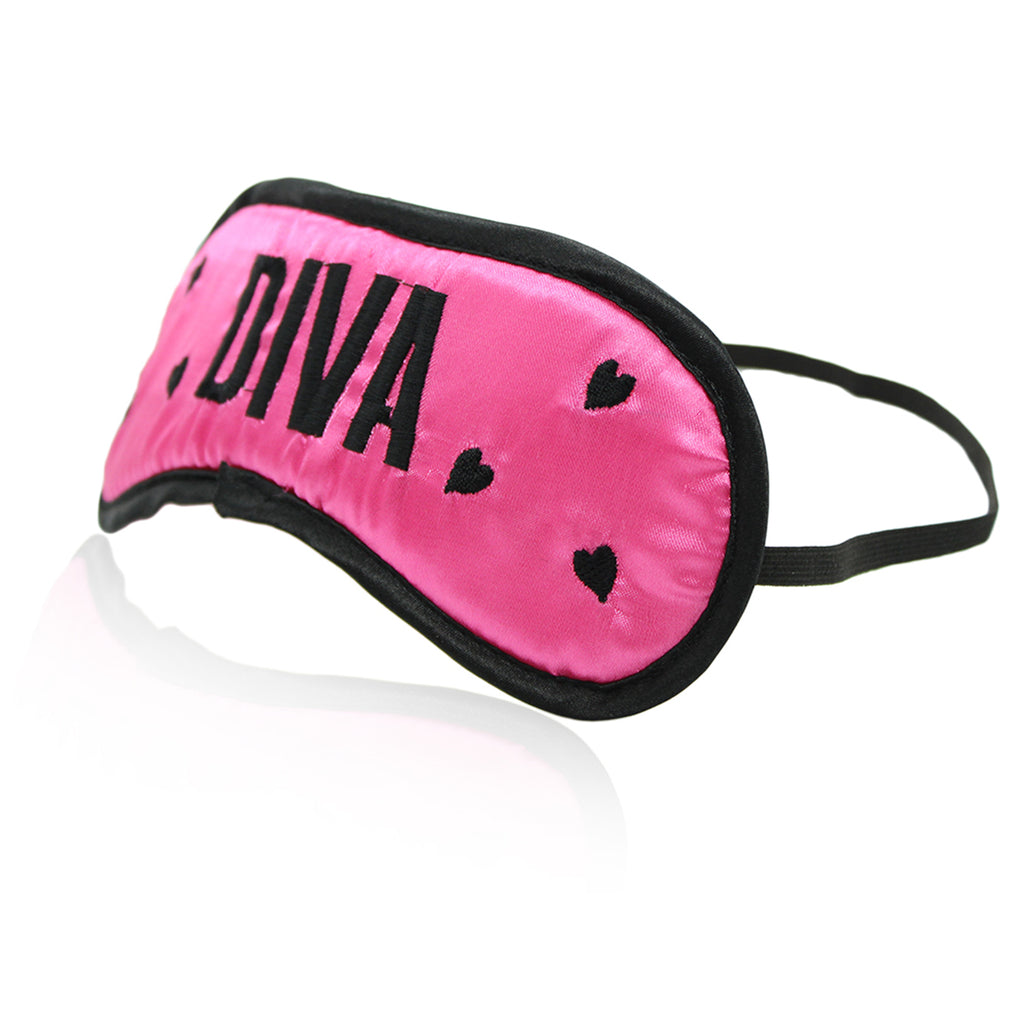 Diva | Pink Eye Mask | Heart Detail Eye Patch