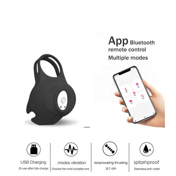 The Smart Cockring | Vibrator | Strap App | USB