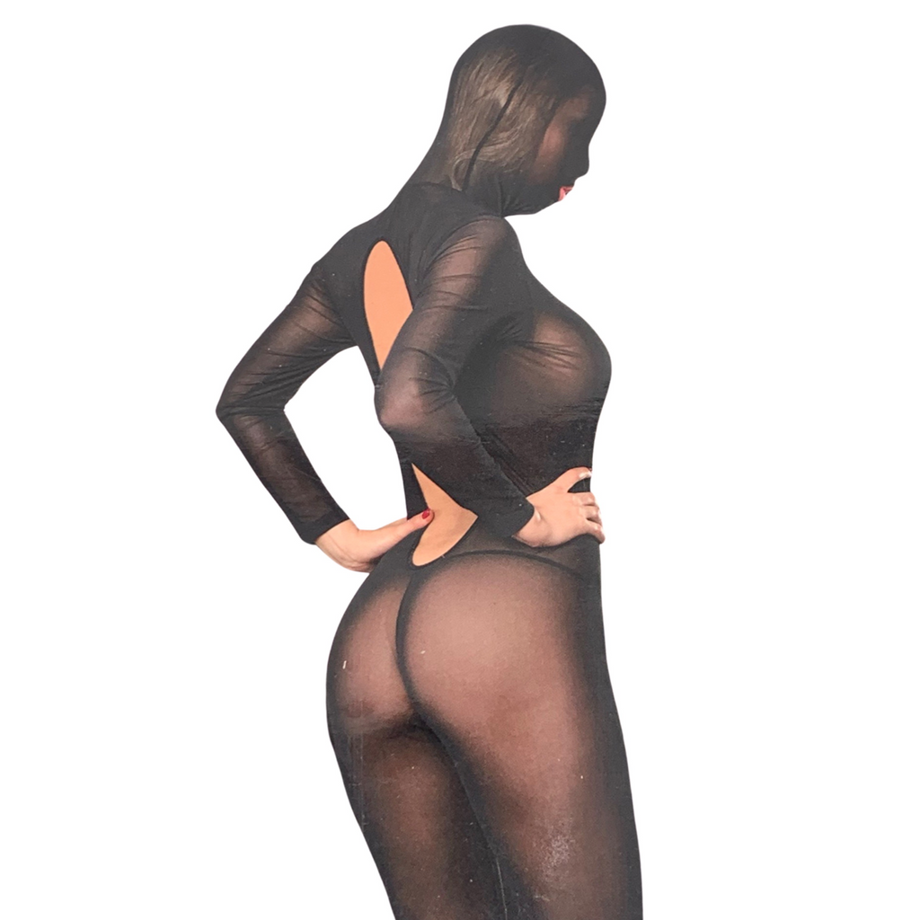 Elawin Lingerie | Full Body Covered Tulle Body Sock