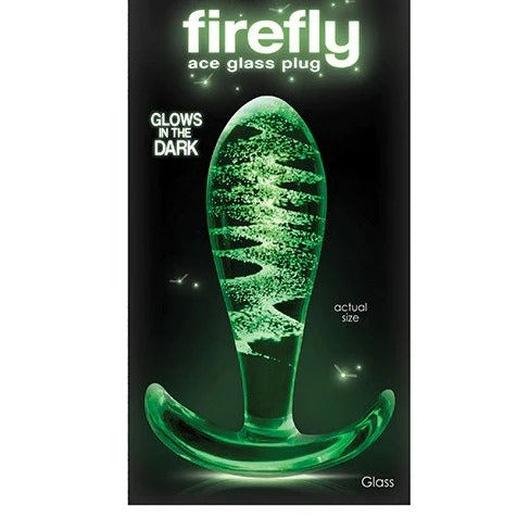 ICICLES Fire Fly | Fire & Ice | Glass Butt Plug | Glows In The Dark |…