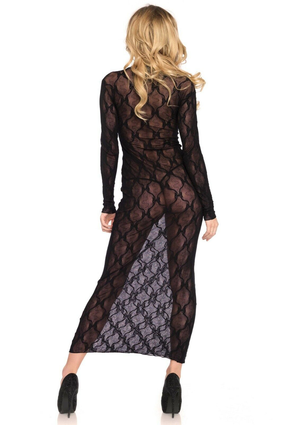Leg Avenue Lace Long Sleeved Dress | One size