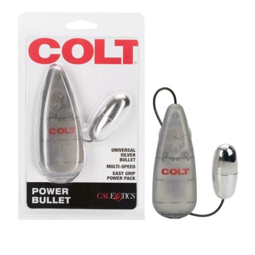 Calexotics Colt Power Bullet | Silver Egg Vibe | Multi-Speed Vibrator