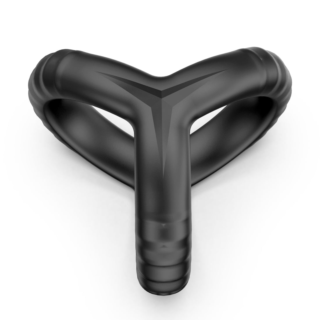 Cock & Ball Slinger |  Double Ring | Silicone | Black