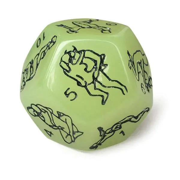 12 Sided Sex Dice | Glow In The Dark Other