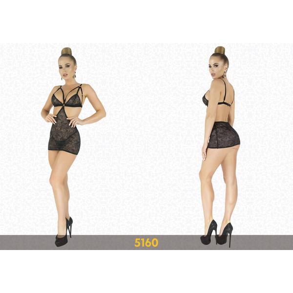 Elawin Lingerie | Open Back Bra Mini Dress