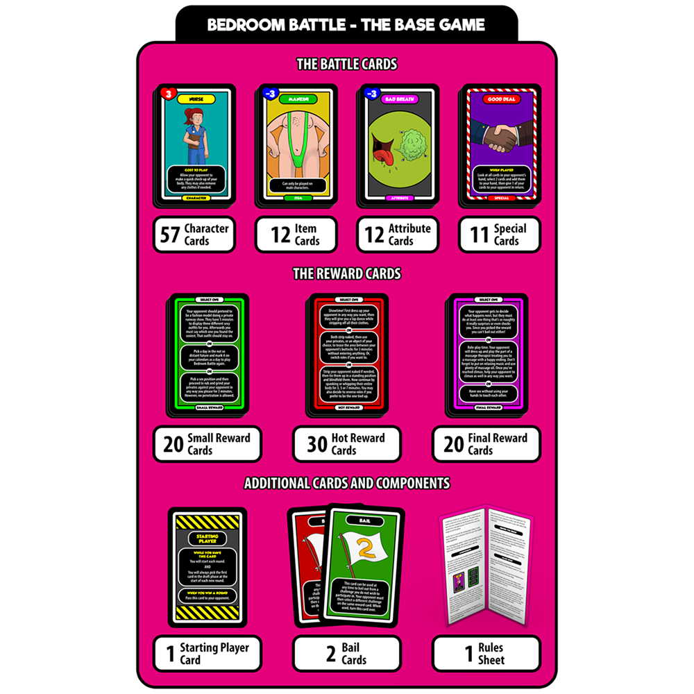 Bedroom Battle | Erotic Card | Sexy Challenges | Sex Game for Couples