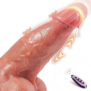 LuxeDrive™ 8" Nude Thick Girth dildo  | Thrusting  | Vibrating  |  Heating | Remote Control