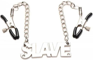 Being Fetish | Slave Nipple Clamps With Chain | Adjustable