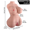 Sex Doll Trainer | Ass & Pussy | Masturbator | Medical Grade silicone |  7.2 KG