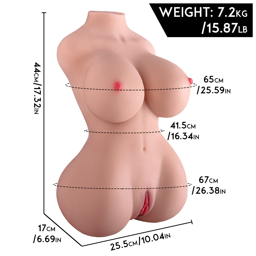 Sex Doll Trainer | Ass & Pussy | Masturbator | Medical Grade silicone |  7.2 KG