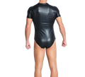 Come Closer Fetish Wet look | Bodysuit | Front Zipper | Short Sleeve