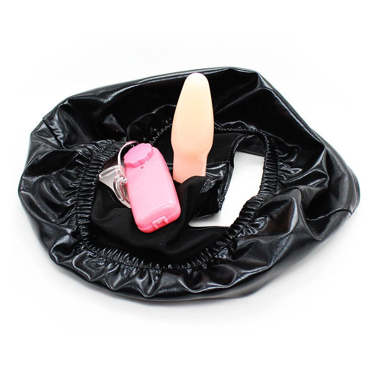 Come Closer Unisex Naughty Panty | Wet Look PVC | Vibrating Plug