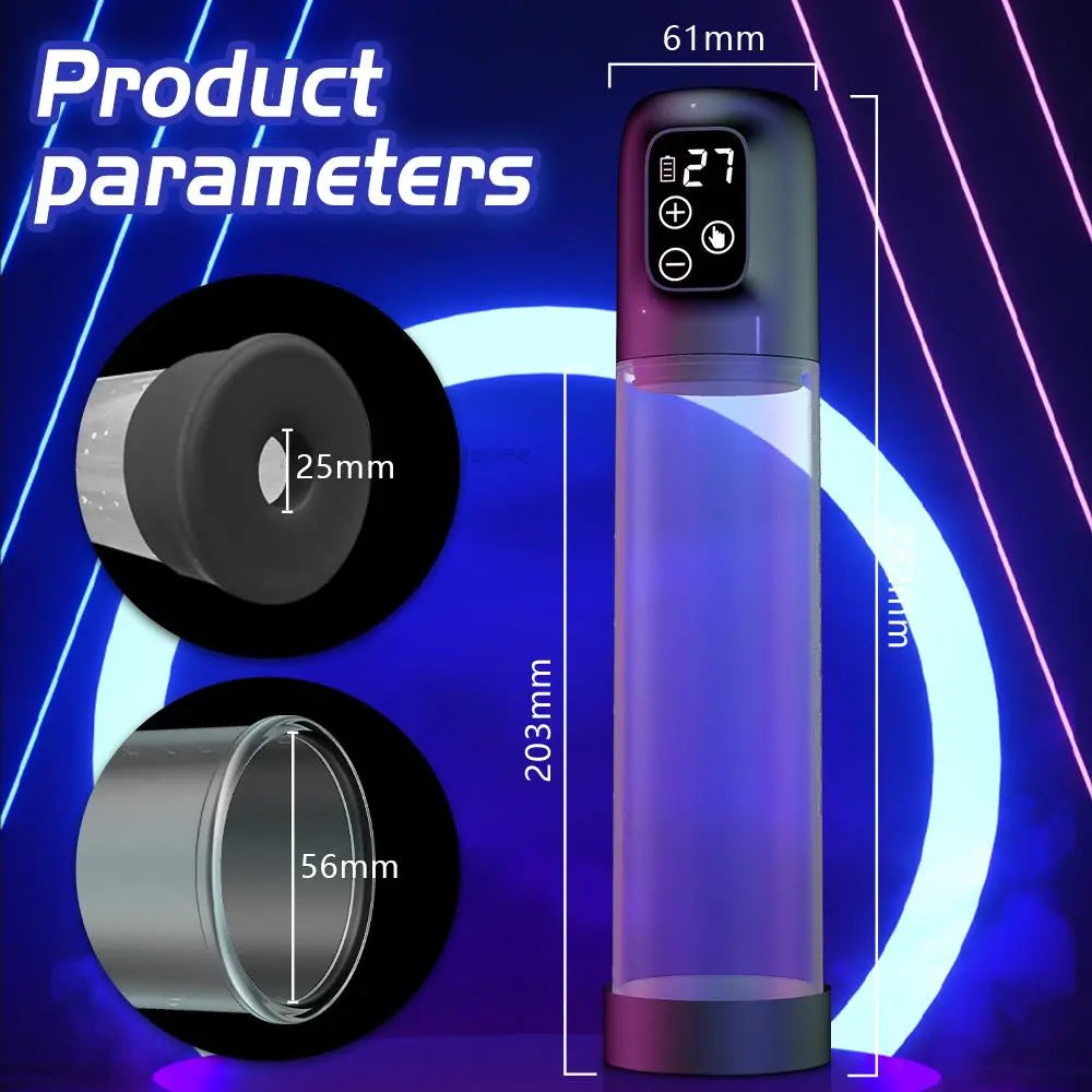 Electric Vacuum Penis Pump 2 In 1 | Enlargement | Underwater Pressure …