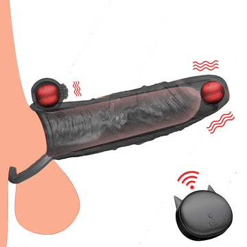 Eros Cock Sleeve  | 10 Modes Vibration |  Wireless Remote Control | Multiple Stimulation