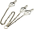 3 Headed Nipple & Labia Clamp Chain | Fetish | Metal Fetish Fantasy