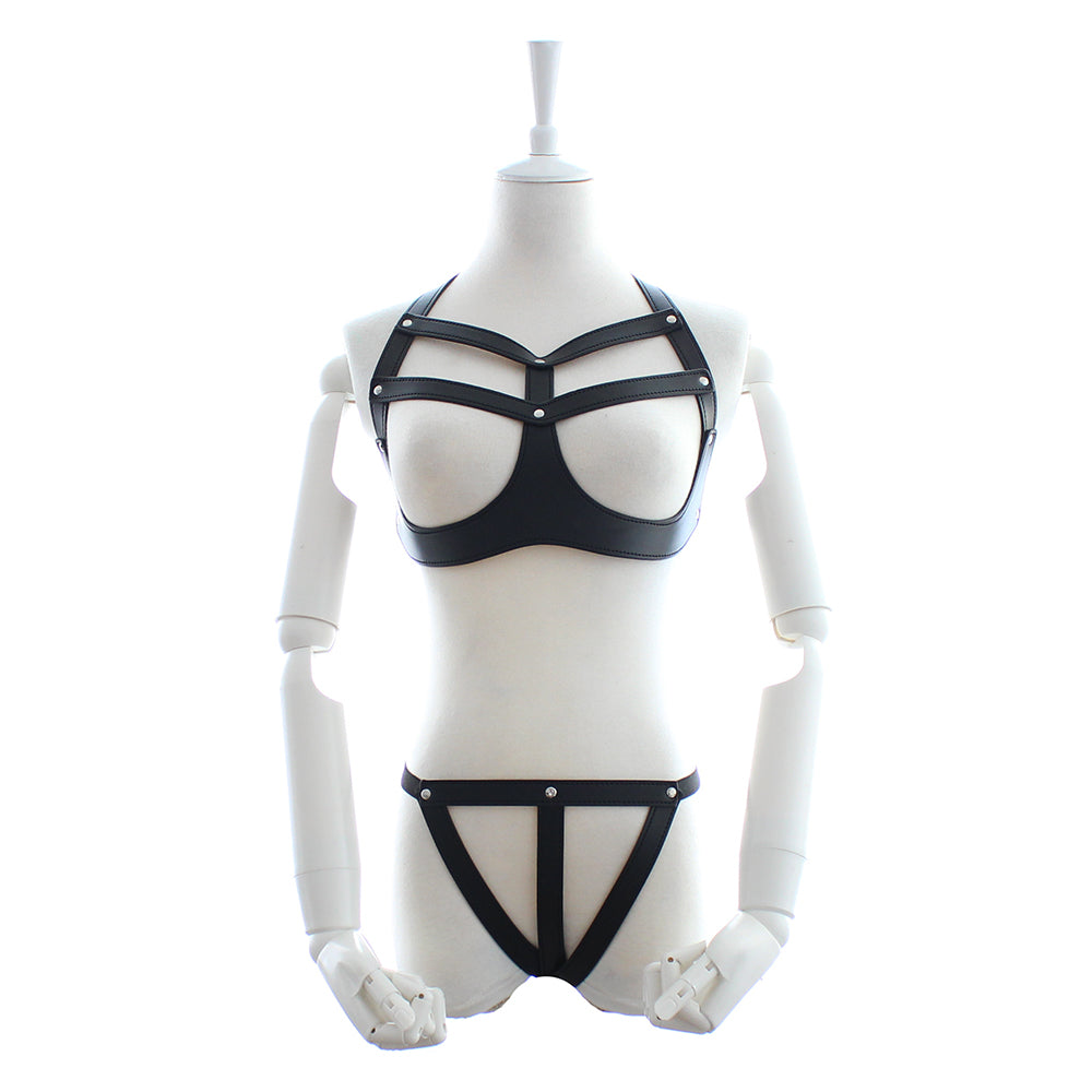 Exotic Sexy Harness | Black | Fetish | Stretch | Adjustable S/XL
