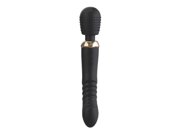 Bad Kitty Thrusting Dildo & Wand Vibrator | Clit Stim | G Spot | Waterproof | Flexible Head