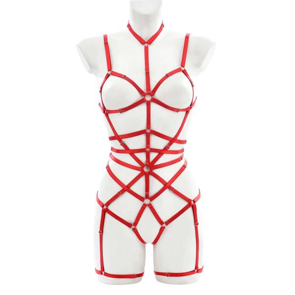 Fetish Body Strap Harness | Adjustable | One Size Spadax