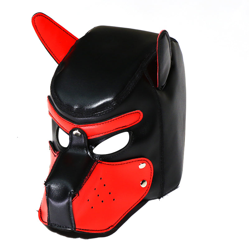 Come Closer DOM Dog Mask | BDSM Unisex | Black And Red | PU Leather | …
