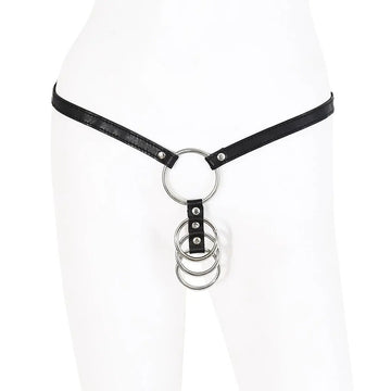 4 Gates Of Hell Cock Ring With Strap | 4 Rings | Fetish | Black | Adjustable https://www.mysexshop.co.za/