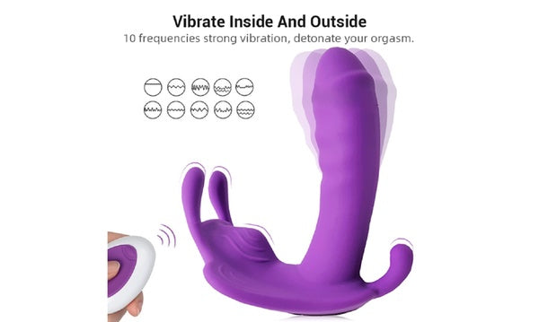 Wearable Butterfly Dildo | Remote Control | USB