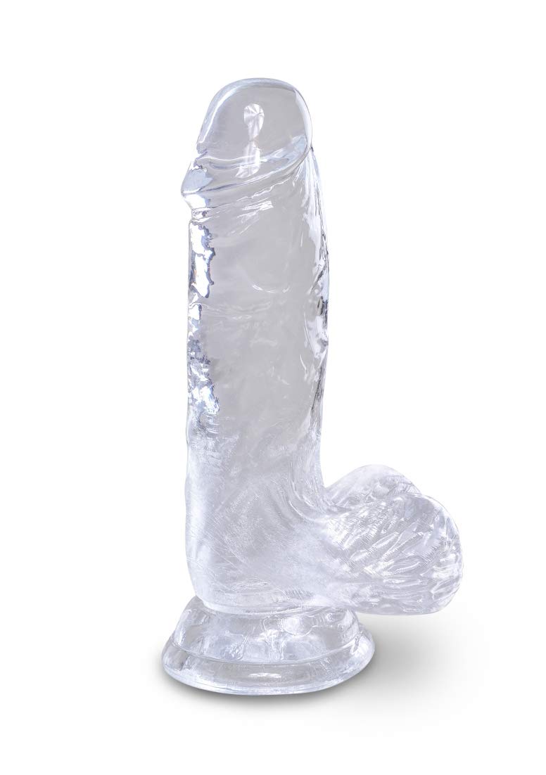 Come Closer Clear Dildo 5" | Bendable Shaft | Free Satin Bag