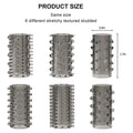 6 Pack Smokey Stretchy Penis Sleeve Set