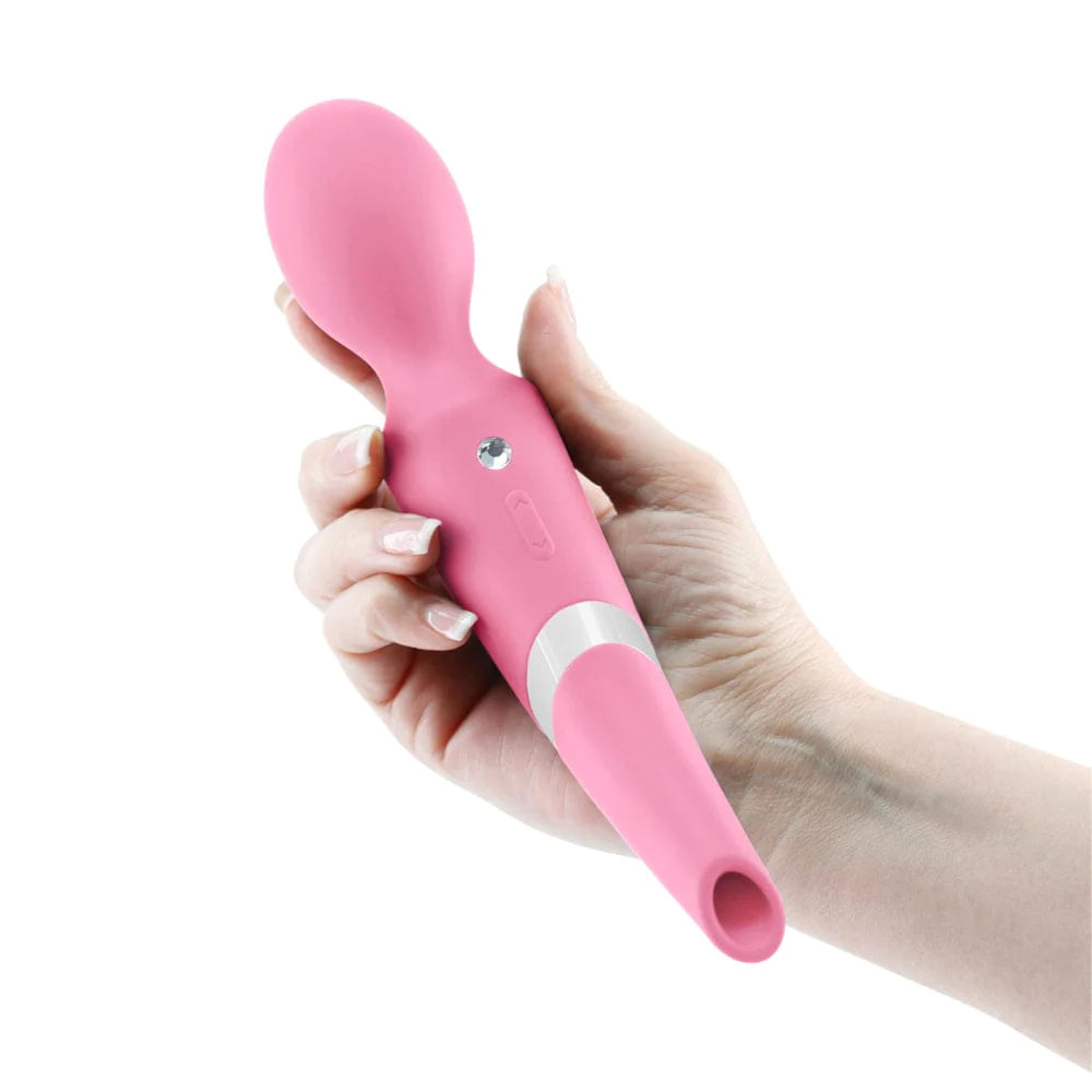 Aurora | Air Pulse Massager | 2 in 1 | Pink | Rechargeable | 10 Functi…