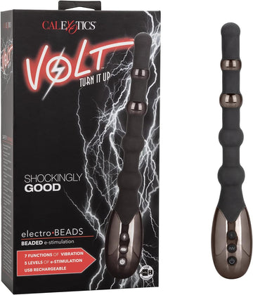 CalExotics Volt Electro-Beads | Vibrating Anal Plug | 7 Functions Calexotics