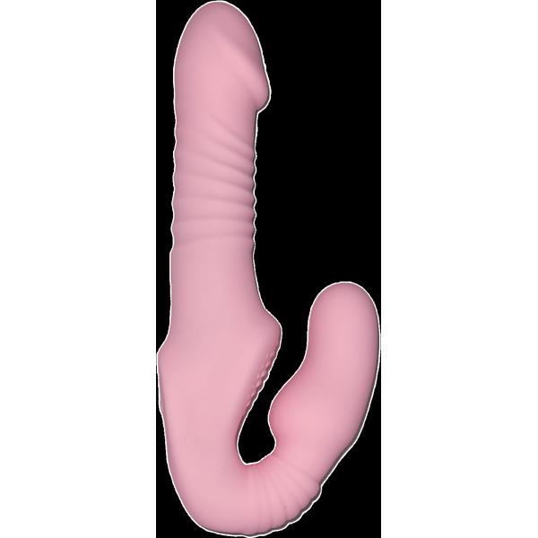 Pale Pink Strapless | Telescopic G-Spot | Vibrator | USB