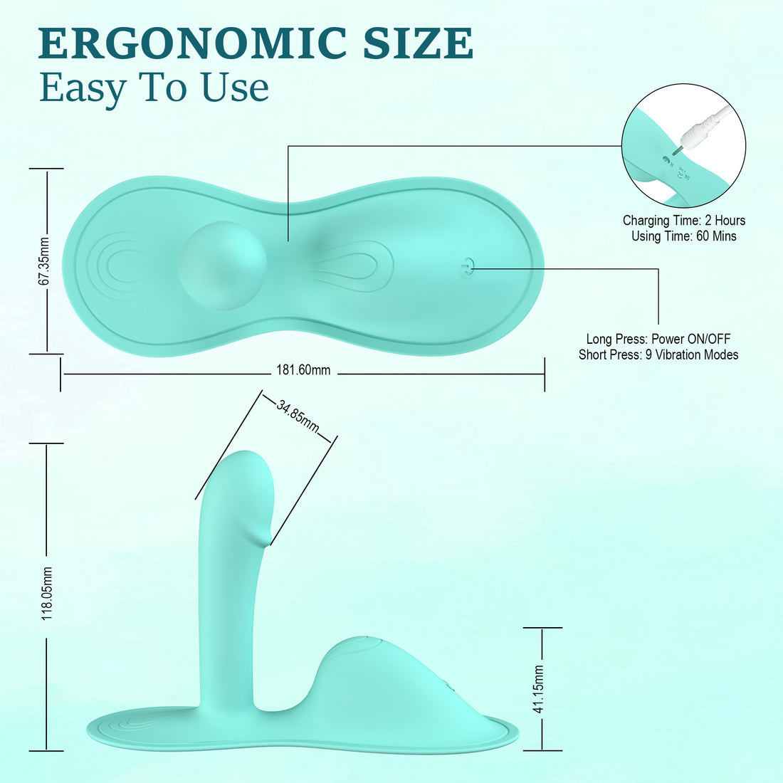 Lelos App Controlled Hands-Free Anal Vibrator | G-Spot | Clitoral | USB