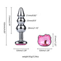 Come Closer Cat Butt Plug Set | Pink | Satin Bag