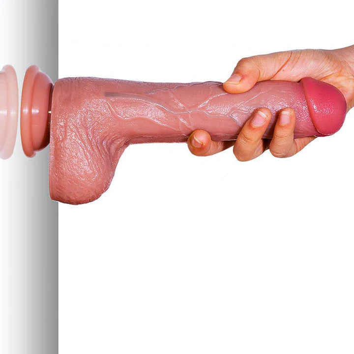 Pure Pleasure 9.4" Thrusting Dildo | Vibrating | Suction Cup | Heating | Remote Control