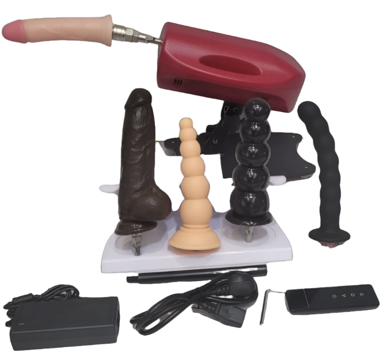 Tommy Gun Silent Thruster | 6 Pack Dildo | Remote | Floor Suction | Mega Thrust 260 Pr/m