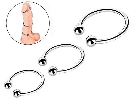 A5 Fetish Penis Glans Ring | Chrome | Delay Ejaculation | 45mm Come Closer