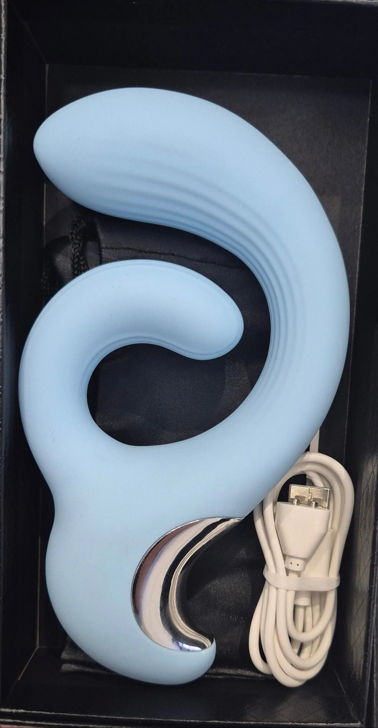 Adam & Eve Ultimate Spiral Dildo Vibrator | Dual motors | Clitoral & G-Spot | USB Come Closer