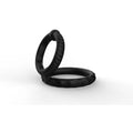 Armour Double Silicone Penis Ring | Lock Delay Erection | Black | Stretchy https://www.mysexshop.co.za/