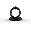 Armour Double Silicone Penis Ring | Lock Delay Erection | Black | Stretchy https://www.mysexshop.co.za/