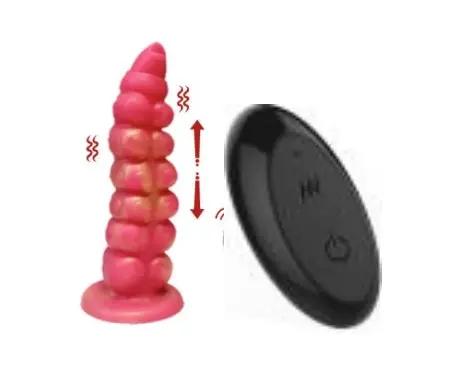 Astropus Tentacle Thrusting 8" | 0.5 Kg Silicone Dildo & Vibrator | Coral Pink | USB https://www.mysexshop.co.za/