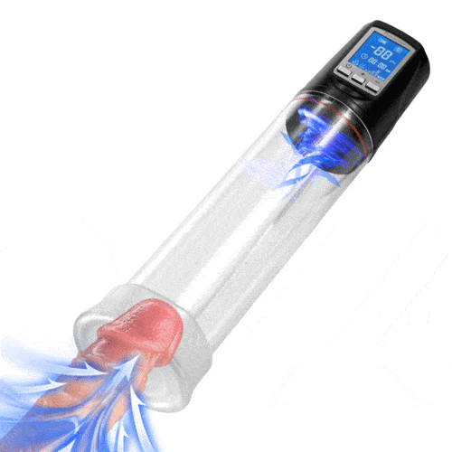 Free Space White  | Electric Penis Pump | LCD Display | Valve Pressure Gauge | USB