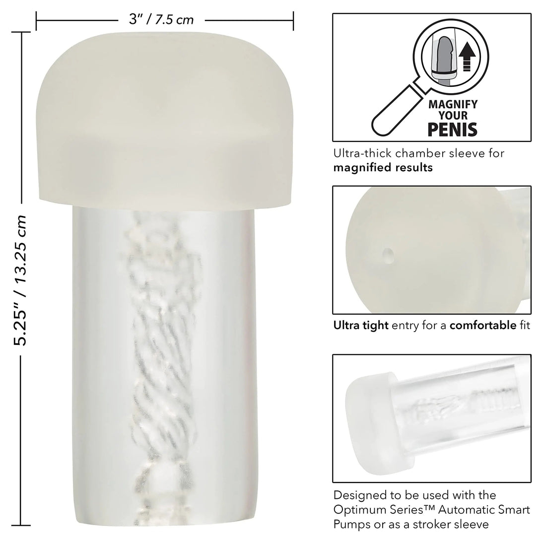 Automatic Smart Pump Universal  Sleeve | Optimum Series Calexotics