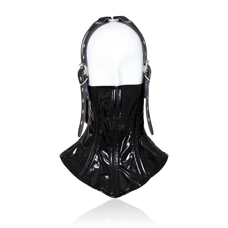 BDSM Mask Muzzle & Belt Set | PU leather | Fetish | Adjustable Come Closer