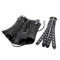BDSM Mask Muzzle & Belt Set | PU leather | Fetish | Adjustable Come Closer