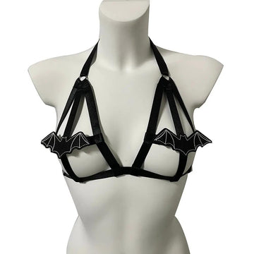 Bat Bondage Bra Strap | Black | Adjustable | Spandex https://www.mysexshop.co.za/