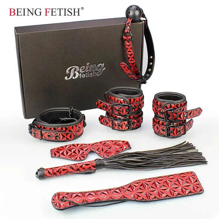 Being Fetish  | Heavy duty 7 Piece Fetish Bondage Kit https://www.mysexshop.co.za/