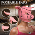 Rimba Neoprene Pig Mask | BDSM Unisex | Fetish | Pink Come Closer