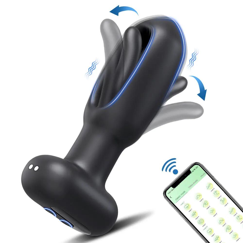 diamant plug anal Anos RC Thrusting Butt Plug Vibrator– Hamilton Park Electronics main image 1